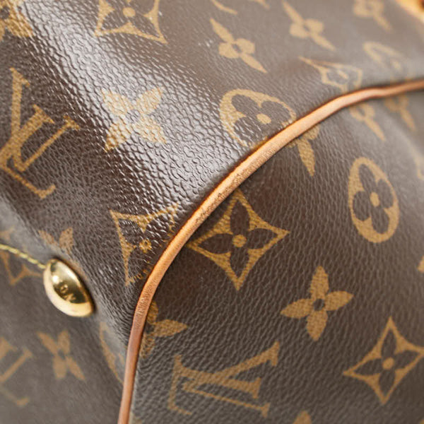 ルイ ヴィトン モノグラム ティヴォリGM ハンドバッグ ショルダーバッグ M40144 ブラウン PVC レザー レディース LOUIS VUITTON 【中古】