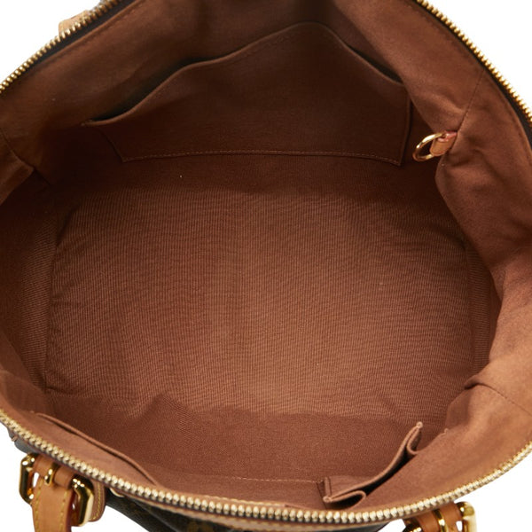 ルイ ヴィトン モノグラム ティヴォリGM ハンドバッグ ショルダーバッグ M40144 ブラウン PVC レザー レディース LOUIS VUITTON 【中古】