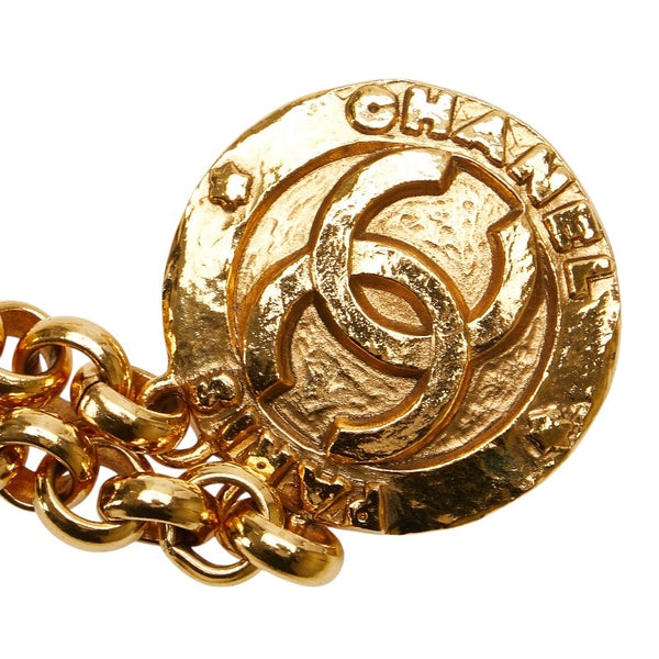 シャネル ココマーク チェーン ベルト ゴールド メッキ レディース CHANEL 【中古】