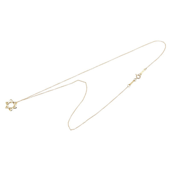 ティファニー スターオブダビデ ネックレス K18YG イエローゴールド レディース TIFFANY&Co. 【中古】