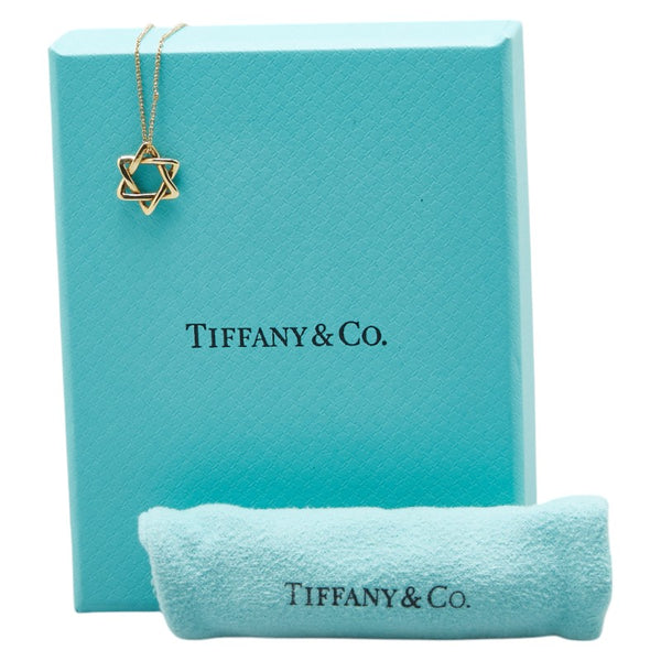 ティファニー スターオブダビデ ネックレス K18YG イエローゴールド レディース TIFFANY&Co. 【中古】