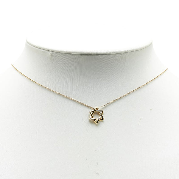 ティファニー スターオブダビデ ネックレス K18YG イエローゴールド レディース TIFFANY&Co. 【中古】