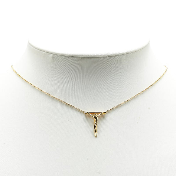 ティファニー ロザリオ ネックレス K18YG イエローゴールド レディース TIFFANY&Co. 【中古】