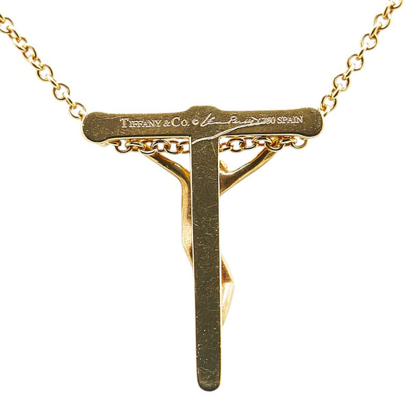 ティファニー ロザリオ ネックレス K18YG イエローゴールド レディース TIFFANY&Co. 【中古】