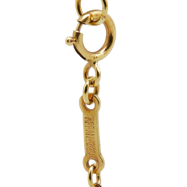 ティファニー ロザリオ ネックレス K18YG イエローゴールド レディース TIFFANY&Co. 【中古】