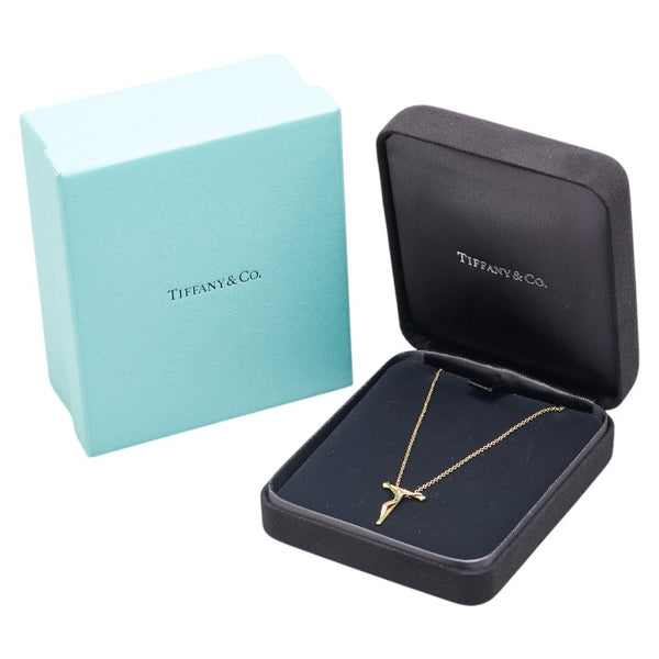 ティファニー ロザリオ ネックレス K18YG イエローゴールド レディース TIFFANY&Co. 【中古】
