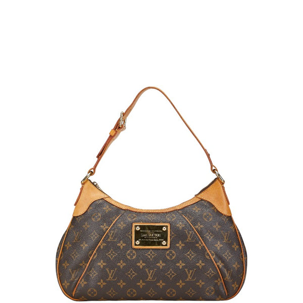 ルイ ヴィトン モノグラム テムズGM ワンショルダーバッグ ハンドバッグ M56383 ブラウン PVC レザー レディース LOUIS VUITTON 【中古】