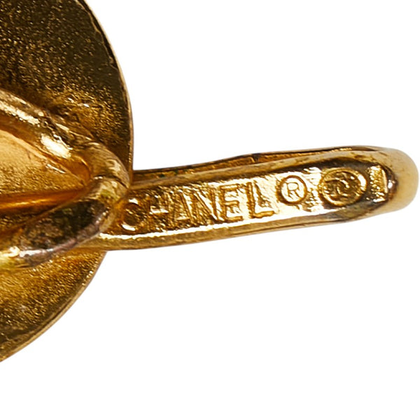 シャネル ココマーク チェーン ベルト ゴールド ブラック メッキ レザー レディース CHANEL 【中古】