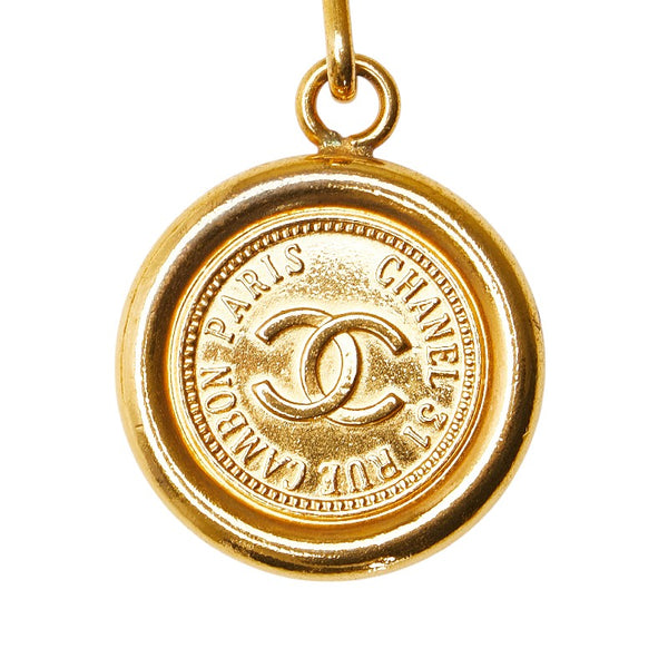 シャネル ココマーク 31 RUE CAMBON PARIS メダル モチーフ チェーン ベルト ゴールド メッキ レディース CHANEL 【中古】