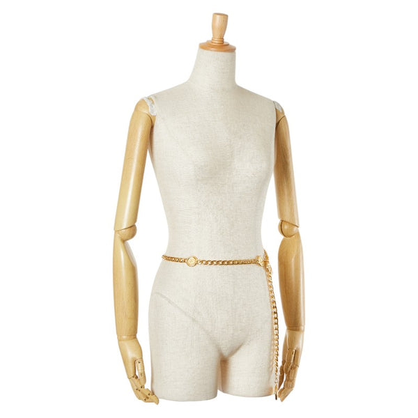 シャネル ココマーク 31 RUE CAMBON PARIS メダル モチーフ チェーン ベルト ゴールド メッキ レディース CHANEL 【中古】