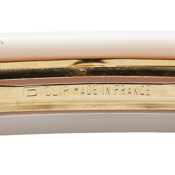 シャネル ココマーク パール バレッタ ホワイト ゴールド メッキ レディース CHANEL 【中古】