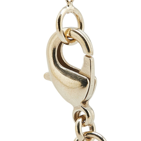 シャネル ココマーク フラワー モチーフ ネックレス ゴールド メッキ レディース CHANEL 【中古】