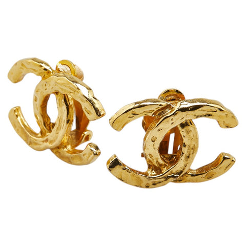 シャネル ココマーク イヤリング ゴールド メッキ レディース CHANEL 【中古】