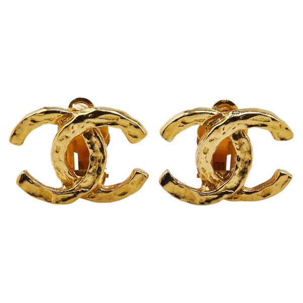 シャネル ココマーク イヤリング ゴールド メッキ レディース CHANEL 【中古】