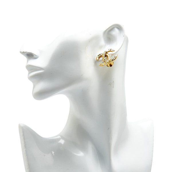 シャネル ココマーク イヤリング ゴールド メッキ レディース CHANEL 【中古】