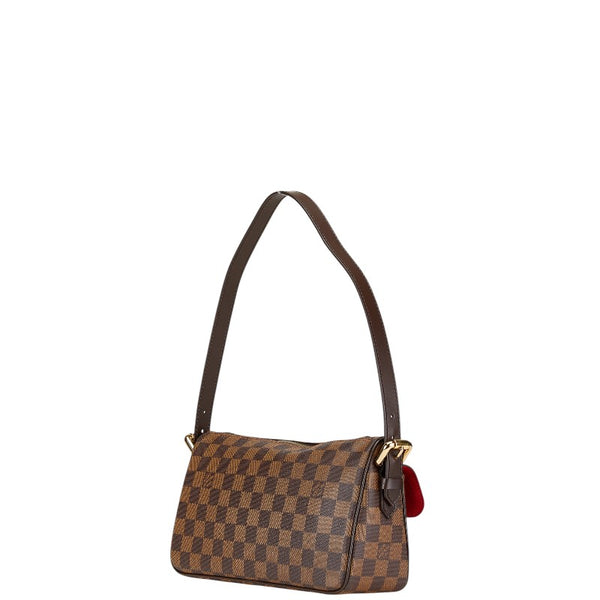 ルイ ヴィトン ダミエ ラヴェッロGM 斜め掛け ショルダーバッグ N60006 ブラウン PVC レザー レディース LOUIS VUITTON 【中古】