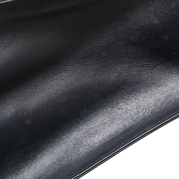 サルヴァトーレフェラガモ ヴァラリボン ハンドバッグ ショルダーバッグ 2WAY ネイビー レザー キャンバス レディース Salvatore Ferragamo 【中古】