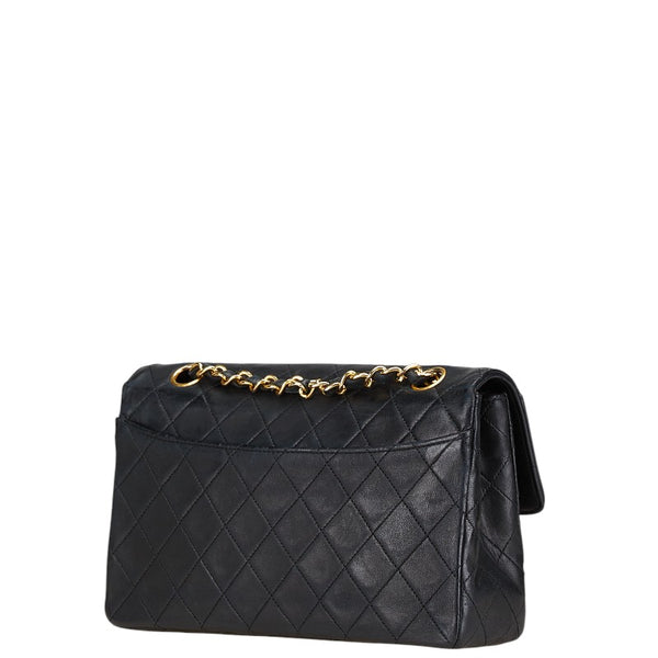 シャネル マトラッセ ココマーク チェーン ショルダーバッグ ハンドバッグ ブラック ラムスキン レディース CHANEL 【中古】