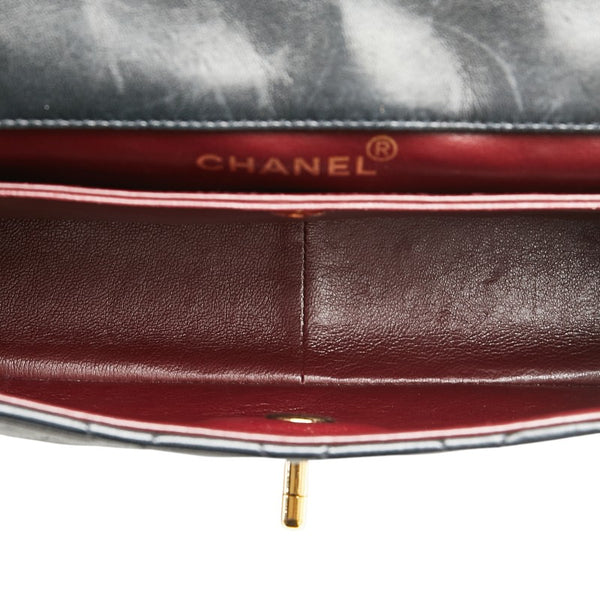 シャネル マトラッセ ココマーク チェーン ショルダーバッグ ハンドバッグ ブラック ラムスキン レディース CHANEL 【中古】