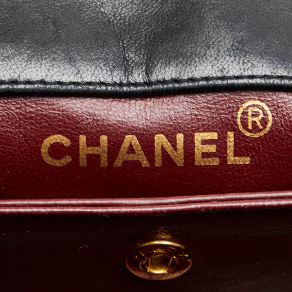 シャネル マトラッセ ココマーク チェーン ショルダーバッグ ハンドバッグ ブラック ラムスキン レディース CHANEL 【中古】