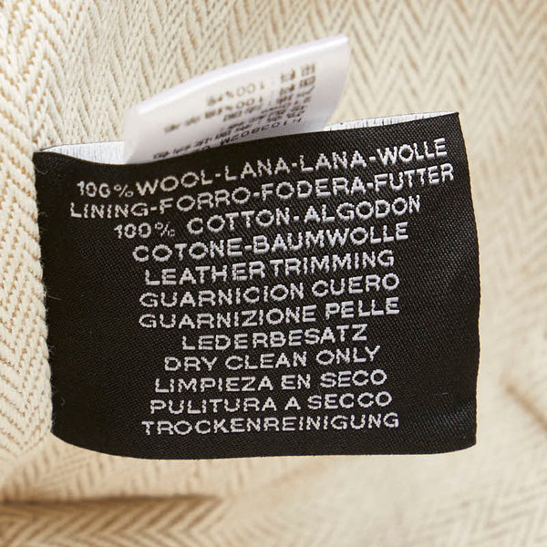 エルメス ブリッド ア ブラックPM ポーチ ミニハンドバッグ フォーヴ オレンジ ウール コットン レディース HERMES 【中古】