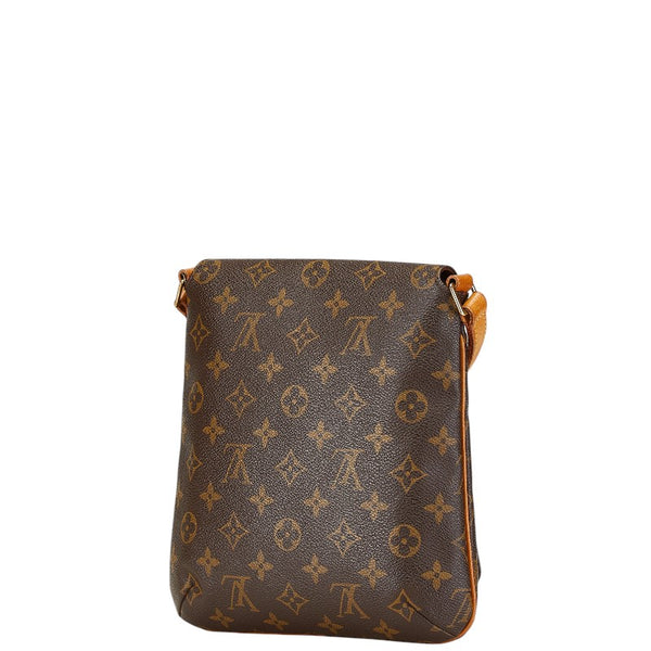 ルイ ヴィトン モノグラム ミュゼットサルサ ショート ショルダーバッグ M51258 ブラウン PVC レザー レディース LOUIS VUITTON 【中古】