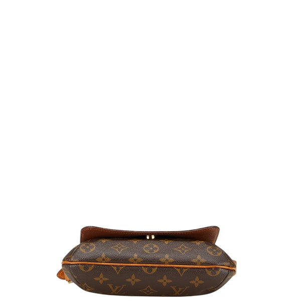 ルイ ヴィトン モノグラム ミュゼットサルサ ショート ショルダーバッグ M51258 ブラウン PVC レザー レディース LOUIS VUITTON 【中古】