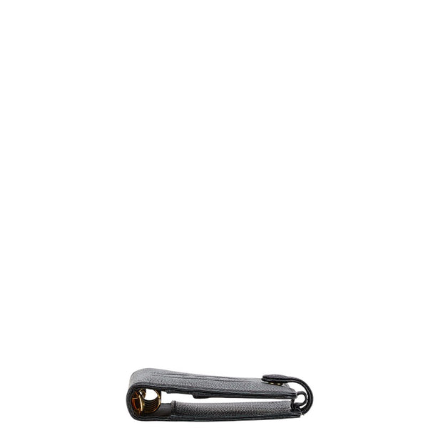 シャネル ココマーク 手帳カバー アジェンダ ブラック キャビアスキン レディース CHANEL 【中古】