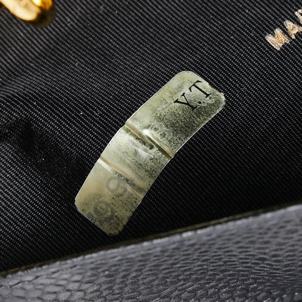 シャネル ココマーク 手帳カバー アジェンダ ブラック キャビアスキン レディース CHANEL 【中古】