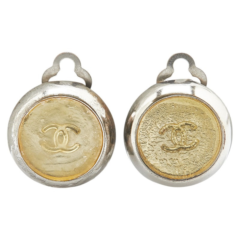 シャネル ココマーク イヤリング シルバー ゴールド メタル レディース CHANEL 【中古】