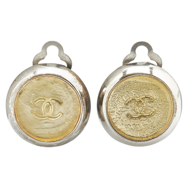 シャネル ココマーク イヤリング シルバー ゴールド メタル レディース CHANEL 【中古】