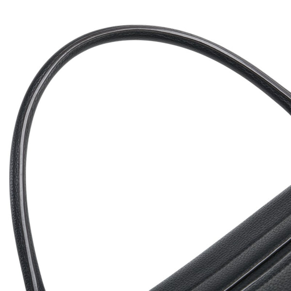 セリーヌ トラペーズ ハンドバッグ ブラック レザー スエード レディース CELINE 【中古】