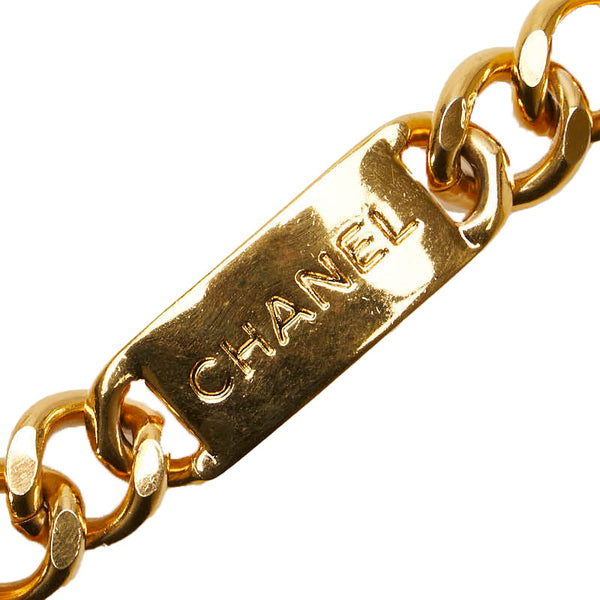 シャネル 31 カンボン ココマーク メダリオン チェーン ベルト ゴールド メッキ レディース CHANEL 【中古】