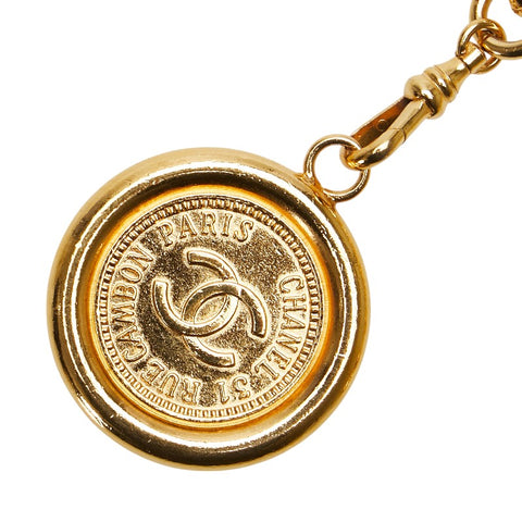 シャネル 31 カンボン ココマーク メダリオン チェーン ベルト ゴールド メッキ レディース CHANEL 【中古】