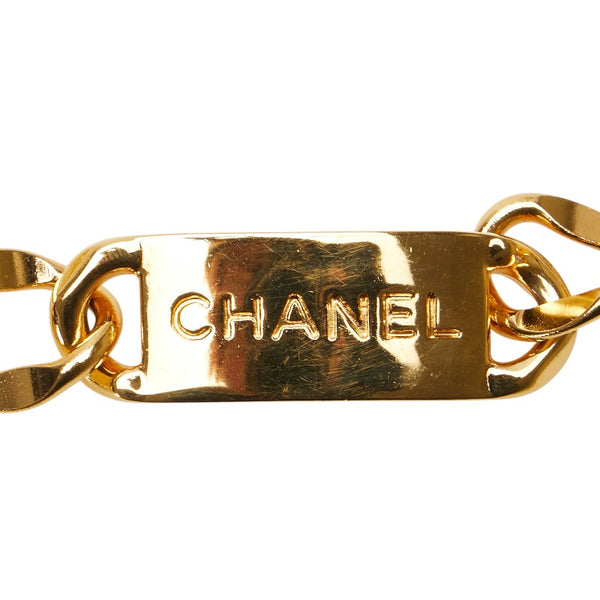 シャネル 31 カンボン ココマーク メダリオン チェーン ベルト ゴールド メッキ レディース CHANEL 【中古】