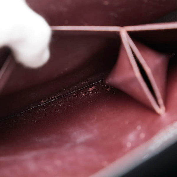 シャネル ココマーク ダブルフラップ デカマトラッセ30 チェーン ショルダーバッグ A58600 ブラック キャビアスキン レディース CHANEL 【中古】