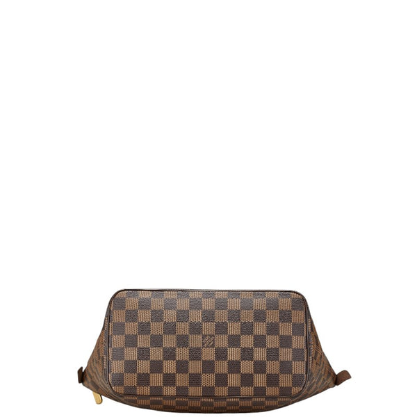 ルイ ヴィトン ダミエ サレヤPM トートバッグ ハンドバッグ N51183 ブラウン PVC レザー レディース LOUIS VUITTON 【中古】