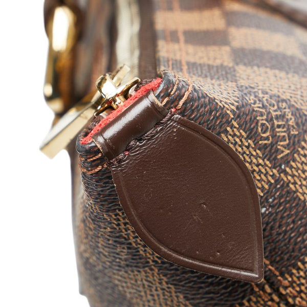 ルイ ヴィトン ダミエ サレヤPM トートバッグ ハンドバッグ N51183 ブラウン PVC レザー レディース LOUIS VUITTON 【中古】