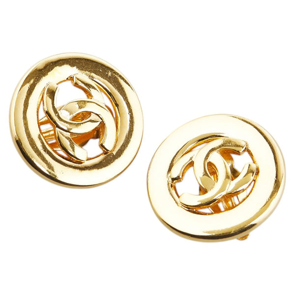 シャネル ココマーク イヤリング ゴールド メッキ レディース CHANEL 【中古】