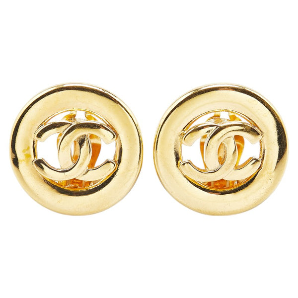 シャネル ココマーク イヤリング ゴールド メッキ レディース CHANEL 【中古】