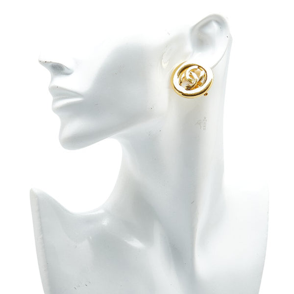 シャネル ココマーク イヤリング ゴールド メッキ レディース CHANEL 【中古】