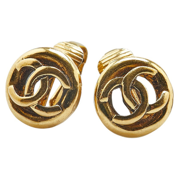 シャネル ココマーク カフスイヤリング ゴールド メッキ レディース CHANEL 【中古】