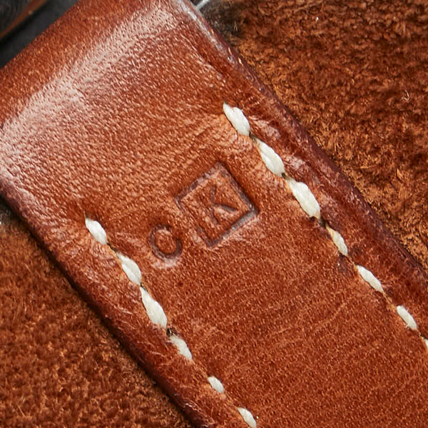 エルメス ピコタンPM ハンドバッグ ブラウン フォーヴ バレニア シェーブル レディース HERMES 【中古】