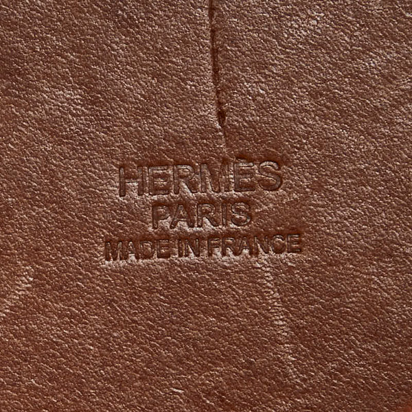 エルメス ピコタンPM ハンドバッグ ブラウン フォーヴ バレニア シェーブル レディース HERMES 【中古】