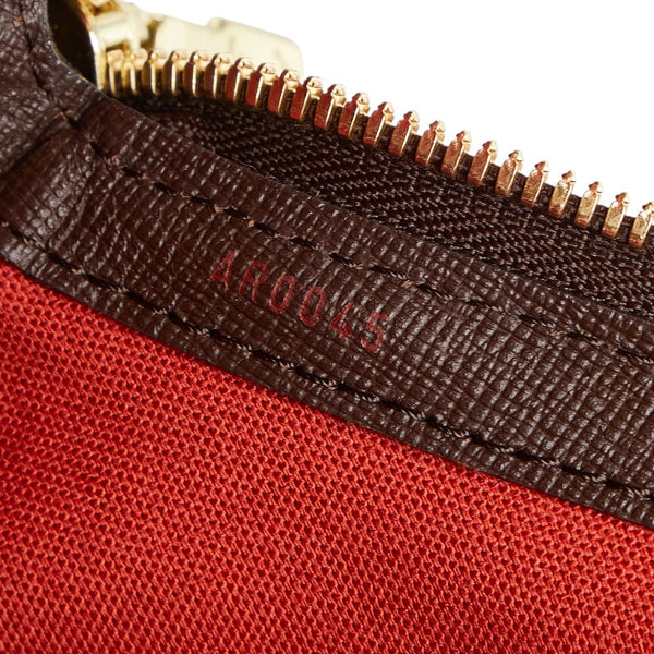 ルイ ヴィトン ダミエ ベレムMM ハンドバッグ N51174 ブラウン PVC レザー レディース LOUIS VUITTON 【中古】