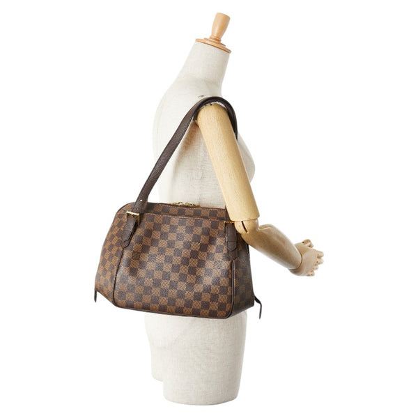 ルイ ヴィトン ダミエ ベレムMM ハンドバッグ N51174 ブラウン PVC レザー レディース LOUIS VUITTON 【中古】