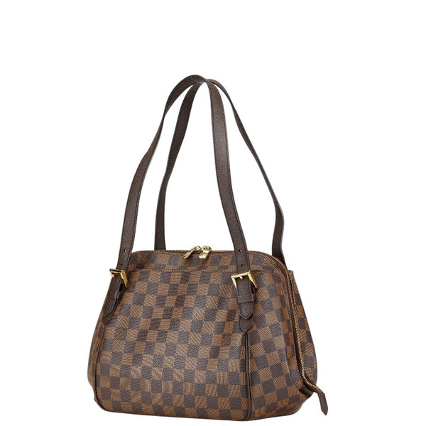 ルイ ヴィトン ダミエ ベレムMM ハンドバッグ N51174 ブラウン PVC レザー レディース LOUIS VUITTON 【中古】