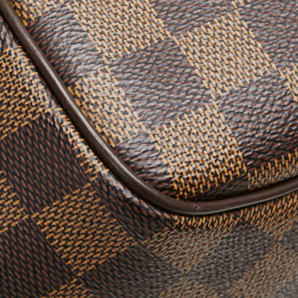 ルイ ヴィトン ダミエ ベレムMM ハンドバッグ N51174 ブラウン PVC レザー レディース LOUIS VUITTON 【中古】