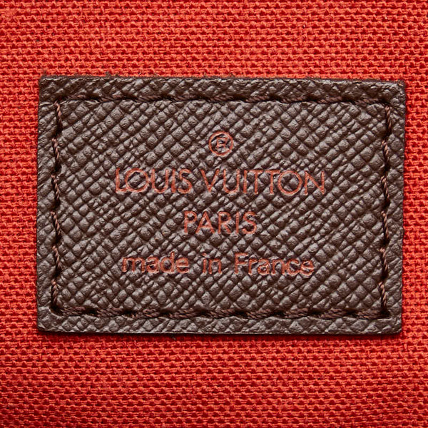 ルイ ヴィトン ダミエ ベレムMM ハンドバッグ N51174 ブラウン PVC レザー レディース LOUIS VUITTON 【中古】