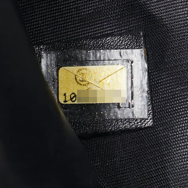 シャネル チェーン ハンドバッグ バニティバッグ ブラック ホワイト ツイード レザー レディース CHANEL 【中古】